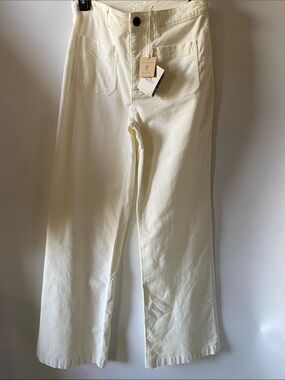 Faherty Cream Corduroy Pants SZ 26 NWT